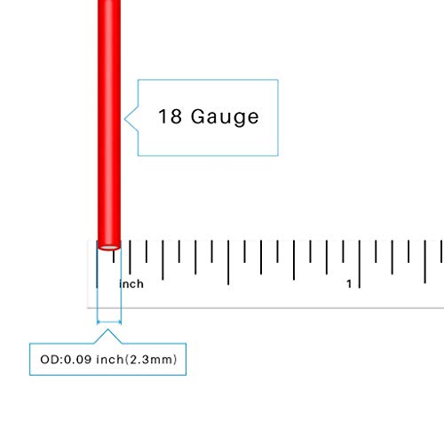 BNTECHGO 18 AWG Silicone Wire Red Black 10ft Stranded Tinned Copper Wire | Flexible 18 Gauge Stranded Wire Silicone Rubber Insulation For RC Models, Drone, Robot, Battery, EV Charger, 3D Printer, DIY - color: 18 gauge red and black, size: 18 gauge silicon