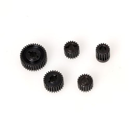 LCX Racing 1/10th RC Crawler Car Heavy Duty Hardened Steel 48P Gearbox Gear Set Transmission Gear Set for Axial SCX10 II 90046, Upgrades Parts Accessories