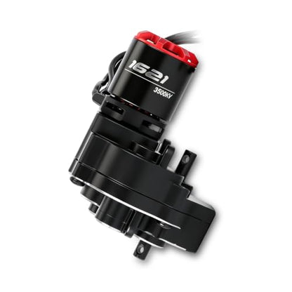 Brushless Motor and Transmission for TRX4M Upgrades | Outer 1621SL 3500KV Motor with Side Plate for Trx4m 1/18 RC Crawler