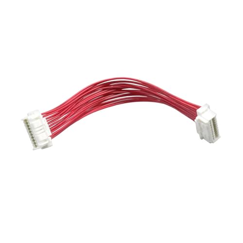 1pcs Wiring Harness Connectors Silicone Wire Red Multiple Sizes Available For Rc Car Automotive Tracked Vehicle Parts Upgrade Replacement RC Car Upgrade Part(8p) - size: 8p