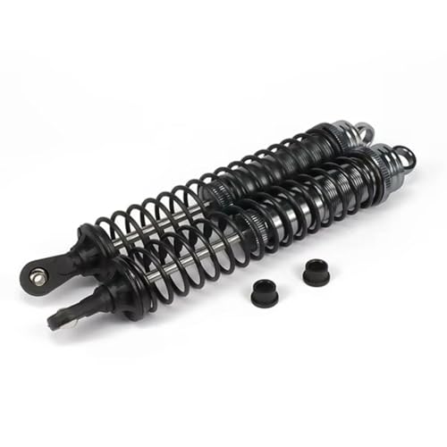 Rc Car Shock Absorber for Hsp for Hpi for Losi 1/8 2PCS 140mm Aluminum Shock Absorber Damper Rc Car for Buggy Truck Oil Adjustable Parts Upgraded Replace Use(Black) - size: Black