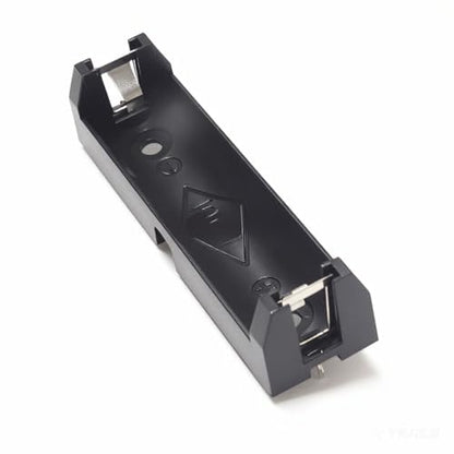 4Pcs THM Battery Holder for 1.5V AA 1 Cell, PCB Mount 1 x 1.5V Battery Power Case Plastic Box 14500 SMT AA Battery Case with Pins (1AA SMT with pin) - size: 1AA SMT with pin