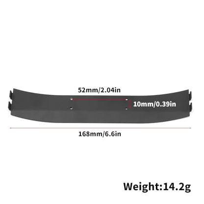 RC Accessory Compatible with Tamiya for TT02 XV01 94123 PGT2 for HSP 1/10 RC Car Upgrade Parts Metal for Rally Car Tail Wing Rear Spoiler Wing