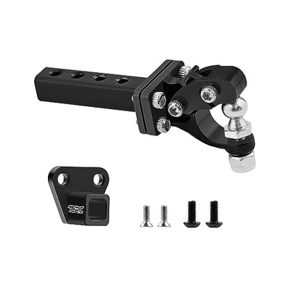 Metal RC Bumper Trailer Hitch Tow Hook Receiver kit for TRX4M Defender Bronco 1/18 RC Crawler Upgrades