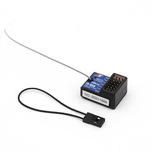 Flysky FS-BS6 6 Channels Receiver with Gyro Stabilization System | For Flysky FS-GT5 Remote Controller Radio AFHDS2A System Transmitter RC Car (2pcs fs-bs6 Receiver) - style: 2pcs fs-bs6 Receiver
