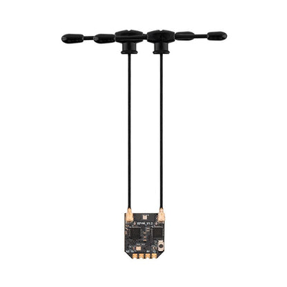 Radiomaster ELRS Receiver RP4TD-M 2.4GHz ExpressLRS Nano Receiver with 79mm UFL T Dual Antenna for FPV Drone/Tiny Whoop/Fixed-Wing RC Plane