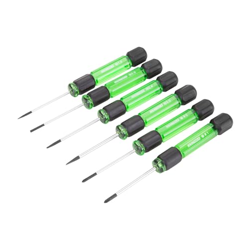 OEMTOOLS 22560 6 Piece Precision Screwdriver Set, Mini Screwdriver Set for Electronics, Eyeglasses, and Small Repairs, Magnetic Tips, Slotted and Phillips Heads, Chrome Vanadium Steel - style: Slotted and Phillips Head