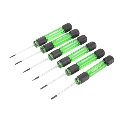 OEMTOOLS 22560 6 Piece Precision Screwdriver Set, Mini Screwdriver Set for Electronics, Eyeglasses, and Small Repairs, Magnetic Tips, Slotted and Phillips Heads, Chrome Vanadium Steel - style: Slotted and Phillips Head