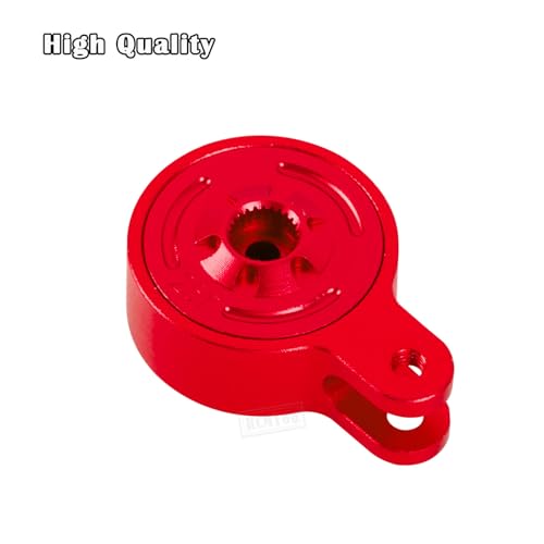 RC Aluminum 25T Fixed Link Steering Servo Saver Upgrades Part for 1/8 Typhon 3S BLX 1/10 Big Rock Granite Senton 3S BLX Kraton Outcast 4S BLX,Red - color: Red - (Upgrades Part)