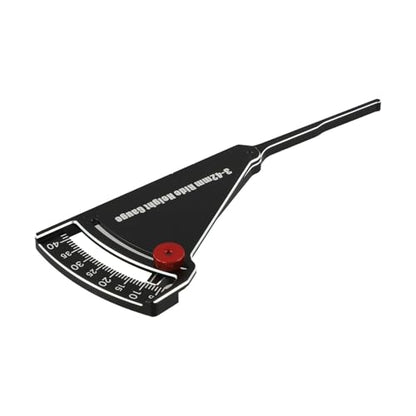Aluminum RC Car Height Gauge 3-42mm Adjustable Ride Height Tool for On-Road Off-Road Vehicles and Trucks