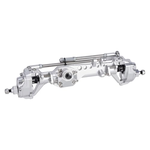 Vanquish F10 Portal Axles with CNC-Machined High-Strength Steel Gears, Aluminum CNC Vanquish F10 Axles for 1/10 RC Crawler Vanquish VS4-10 Axial SCX10 II Upgrades - color: Silvery