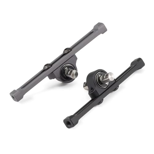 Aluminum Adjustable Carrier Bearing 70mm Width for 1/10 RC Rock Crawler 1.9 2.2 Shafty Comp Rigs Build (Black) - color: Black