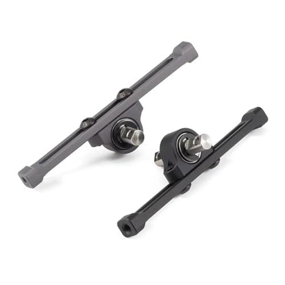 Aluminum Adjustable Carrier Bearing 70mm Width for 1/10 RC Rock Crawler 1.9 2.2 Shafty Comp Rigs Build (Black) - color: Black