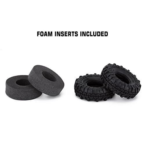 INJORA 1.9inch Rubber Tyre for 1:10 RC Crawler Axial SCX10 SCX10 III - size: 108mm