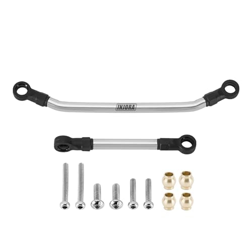 INJORA Stainless Steel Steering Links for 1/18 Redcat Ascent-18 RC Crawler