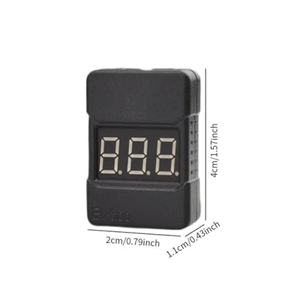 harayaa RC 1-8S Voltage Tester Checker, Alarm Digital Display, RC Spare Parts, Portable