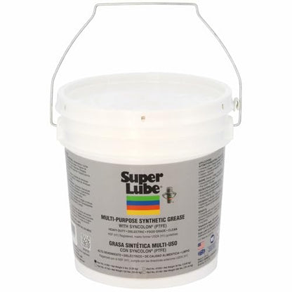 Super Lube 41050 Synthetic Grease (NLGI 2), 5 lb Pail, Translucent White - size: 80 oz Pail - Pack of 1