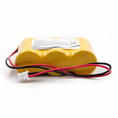 (2-Pack) 3.6V 2000mAh Ni-Cd Battery Replacement for NABC B15SC03 Emergency Light Backup Pack with PR500EC Connector
