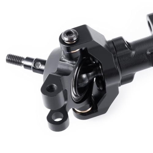 Front Axles Set+4mm Extended Aluminum Complete Axles | For TRX4M Upgrade 1/18, RC Crawler Car - size: Extended Front Axle
