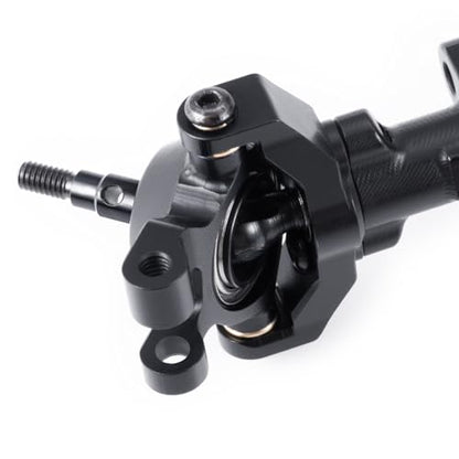 Front Axles Set+4mm Extended Aluminum Complete Axles | For TRX4M Upgrade 1/18, RC Crawler Car - size: Extended Front Axle