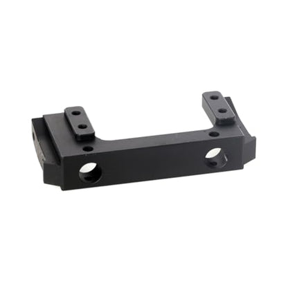 LCX 1/10th RC Crawler Car Metal Front Bumper Mount Bracket Brace Forward Servo Mount for Axial SCX10 II, Upgrades Parts Accessories