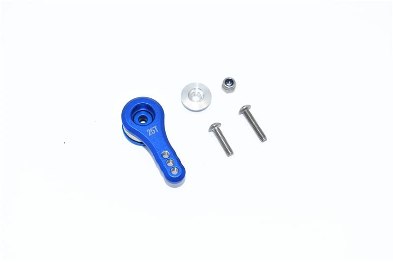 ARRMA KRATON 6S BLX Monster Truck Aluminum 25T Servo Horn W. Built-in Spring (3 Positioning Holes) - 5pc set - GPM MAK025TA/3H [MAK025TA/3H]