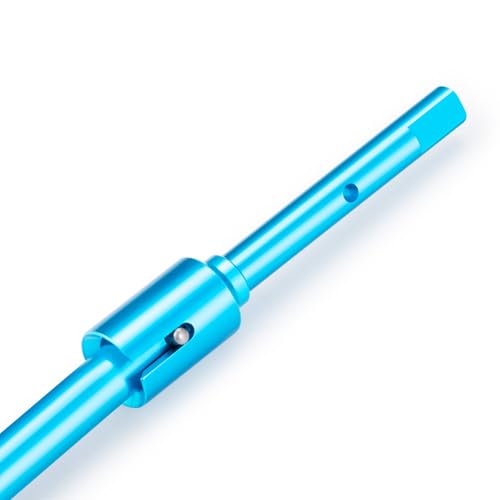 AuminumMain Drive Shaft Propeller Shaft & Main Drive Shaft Joint Cups Compatible with Tamiya TT02 1/10 RC On Road Touring Car Upgrade Parts (TT02 Center Drive Shaft Propeller Shaft) - color: Tt02 Center Drive Shaft Propeller Shaft