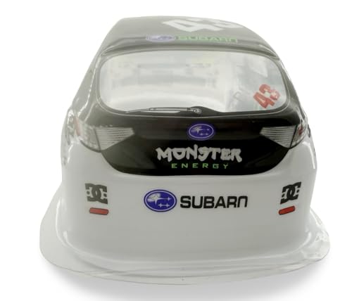 Painted PVC Body Shell for 1/10 On Road Racing Drift Car, No Cut, 1:10 Scale, Monster Energy Style (Monster-No 43 Body Shell) - style: Monster-No 43 Body Shell