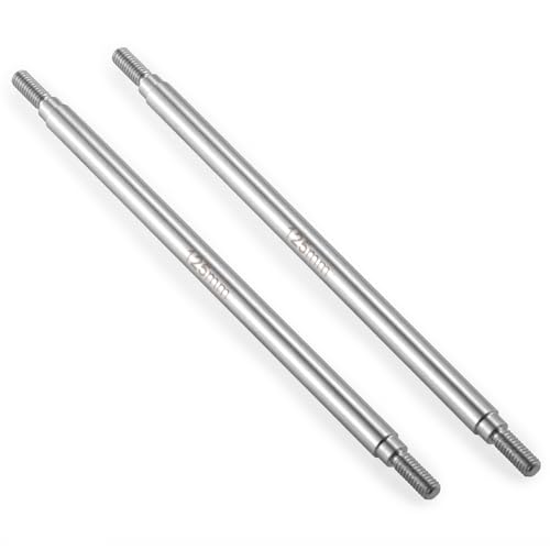 Stainless Steel Suspension Links 125mm for SCX10 TRX4 | Chassis Linkages Set 1/10 Scale RC Crawler Car Accessories - size: 125mm