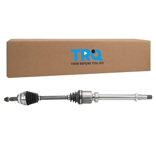TRQ Front Passenger Side CV Axle Assembly | For 2014-2019 Toyota Highlander Limited Hybrid 2017-2019 Highlander LE Hybrid 2017-2019 XLE 19 Limited Platinum - style: CSA33196