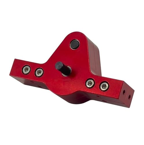 RC Gear Box for Axial Scx10 II Upgrades Parts 1/10 Rc Crawler Car Metal D90 Transfer Case Gearbox with Motor Gear Accessories(Red) - color: Red