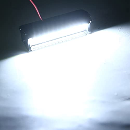 RC Light Bar 12LED Roof Lamp for 1/10 RC Crawler | Super bright,50mm/1.97",More robust thicker casing