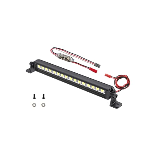 Freshion RC Light Bar 16 LED 3.5 Inch Aluminum RC Lights Crawler Accessories for Axial SCX10 Traxxas TRX-4 TRX4M Arrma Senton Redcat GEN7 1/10 1/18 Light Kit