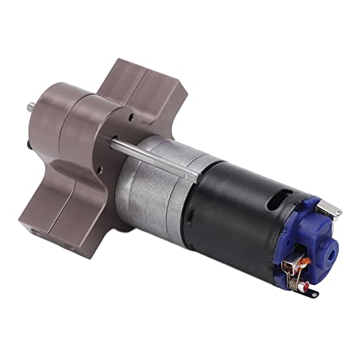 RC Gear Box, Metal Speed Change Gear Box with 370 Motor for WPL 1/16 RC Military Truck()