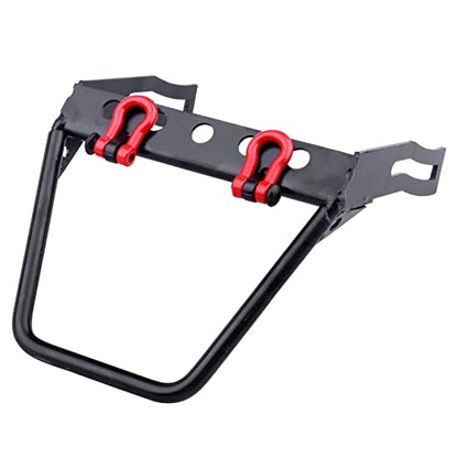 Metal RC Crawler Front Bumper with Winch Mount Shackles for Axial SCX10 & SCX10 II Redcat Gen7 Gen 8 Upgrades (Type A) - style: Type A