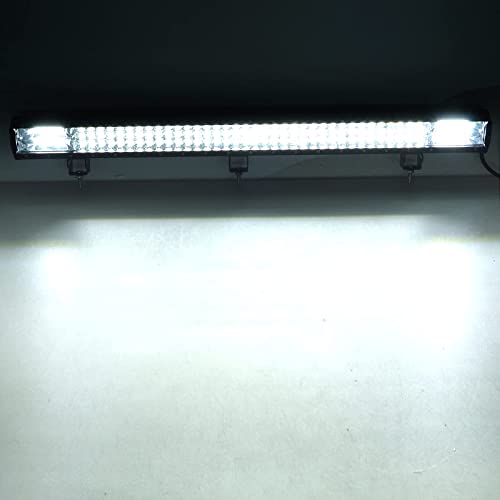 Willpower 34 Inch 468W Led Light Bar Spot Flood Combo Beam 12V 24V Fog Work Lamps Driving Offroad Lights for 4x4 Truck Tractor Boat Car ATV UTV SUV - size: 34'' - 468W - Combo