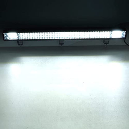 Willpower 34 Inch 468W Led Light Bar Spot Flood Combo Beam 12V 24V Fog Work Lamps Driving Offroad Lights for 4x4 Truck Tractor Boat Car ATV UTV SUV - size: 34'' - 468W - Combo