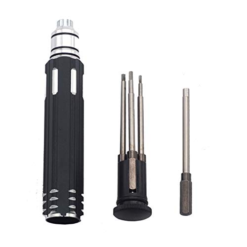 ShareGoo 4 in 1 Metal 1.5/2.0/2.5/3.0mm Allen Hex Key Driver Set,RC Hexagonal Screwdriver Repair Tools for RC Car Quadcopter Helicopter Drone Airplane Boat