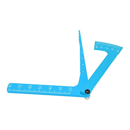 RC Aluminum Caliper Wheel Height Camber Angle Gauge Ruler Universal fit for Car Blue - color: Blue
