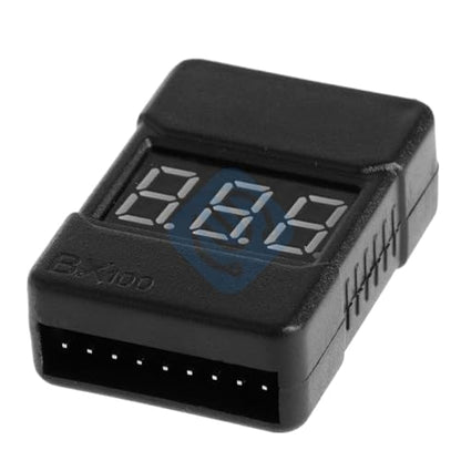 1pcs HotRc BX100 1-8S Lipo Battery Voltage Tester/Low Voltage Buzzer Alarm/Battery Voltage Checker with Dual Speakers