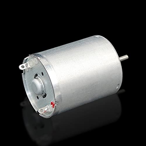 Model Geared High Speed 370 Mini Motor with Brush, 3V-6V, Precision Steering Gear Part, Large Torque Small Motor, Toy Model Motor Rotating Torque