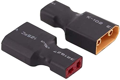 2pairs No Wires XT90 XT-90 Plug to Male Female T Plug Adapter Connector Wireless Conversion for RC Lipo NiMH Battery Charger