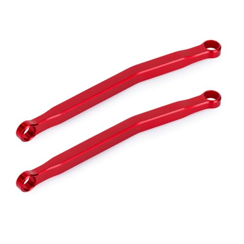 Aluminum High Clearance Chassis Links for 1/30 Axial SCX30 RC Crawler Car Upgrade Parts (Red) - color: Red