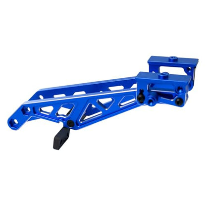 Aluminum RC Rear Wing Mount Upgrades for 1/8 Arrma Kraton V6 6S BLX EXB,Notorious 6S BLX,Replace#ARA320758 (Blue) - color: Blue