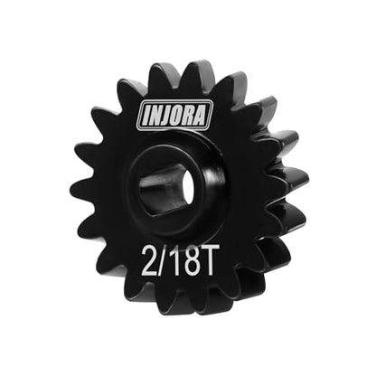 INJORA 18T Underdrive Worm Differential Axle Gears for 1/24 SCX24 AX24 - size: 18T
