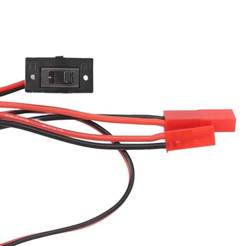Generic RC 30A Brushed ESC, 2 Way Electronic Speed Controller with Brake Function, Compatible with 030 050 180 370 Brushed Motors, for 1/16 1/18 /24 Scale Cars and Boats