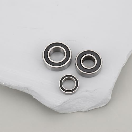 SING F LTD 32 Pcs Sealed Bearings Kit 5x11x4mm 5x8x2.5mm 6x12x4mm Replace OEM 56368 Compatible with Tami-ya Scania 770S 6x4