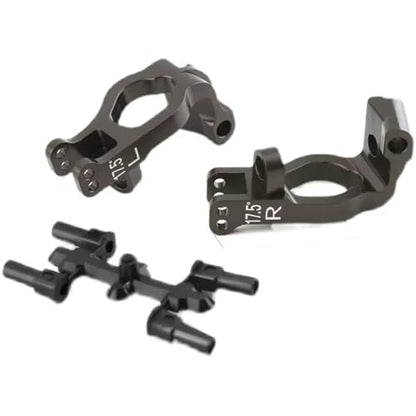 RC Accessory Compatible with Kyosho for MP9 MP10 1/8 RC Car Upgrade Parts Accessories 2pcs Metal 17.5 Degrees C-Hub Carrier Caster Block IFW474