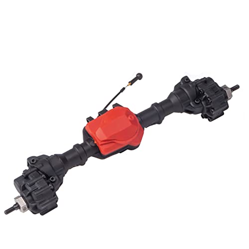 RC Axles Complete Nylon Front Rear Portal Axle with Differential Lock Kit for 1/10 RC Car Crawler TRX-4 Defender Bronco TRX4 Chassis DIY Upgrade Parts