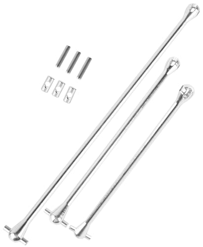 RC Drive Shaft Dogbone Upgrades Part for 1/5 KRATON 8S BLX Outcast 8S BLX,Centor Driveshaft Axles Dogbone Part,Silver - color: Silver - (3pcs Axles Dogbone)